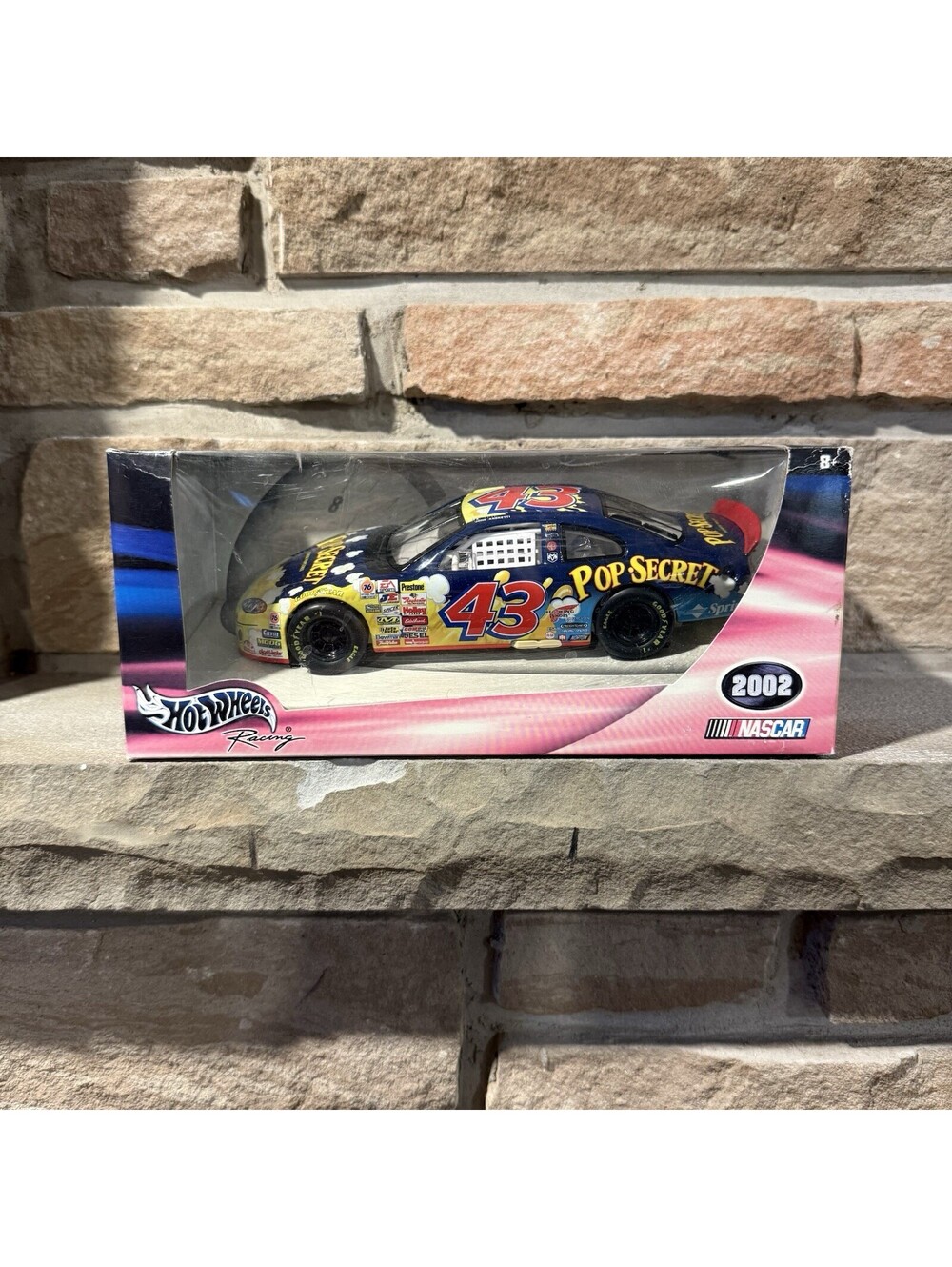 2002 Hot Wheels Racing #43 John Andretti Pop Secret NASCAR Diecast 1:24 NIB